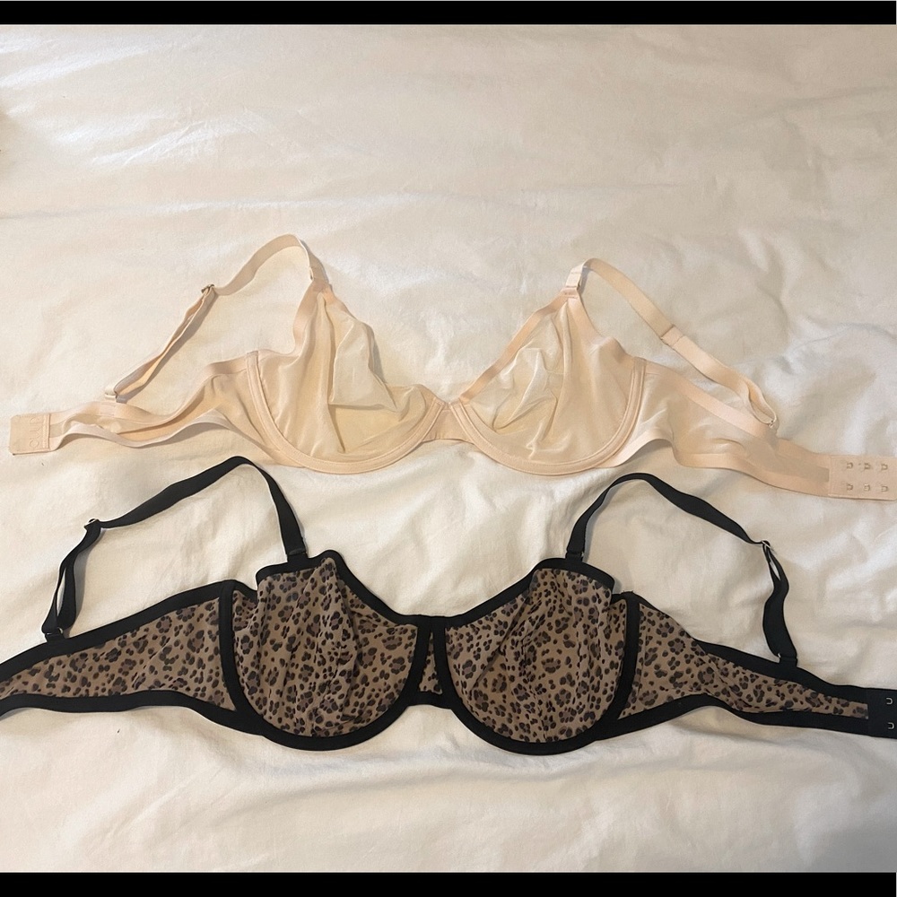 CUUP- 2 set of mesh bras 38D